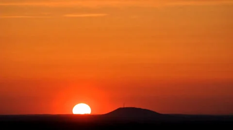Mountain Sunset Time Lapse Video stock 22918893