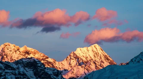 Mountain Sunset timelapse 4K Video stock 62776817