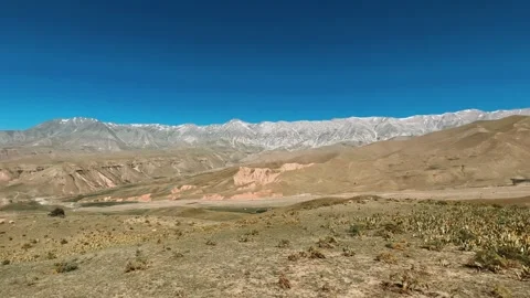 The mountain system of the Western Tien Shan in Uzbekistan.  Stock Footage 265443230