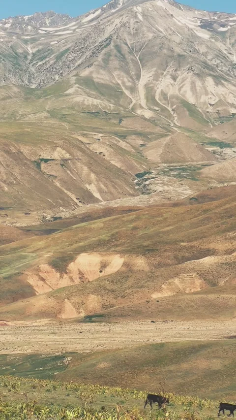 The mountain system of the Western Tien Shan in Uzbekistan. Stock Footage 299720754