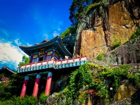 Mountain Temple Stock Photos