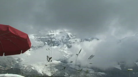Mountain terrace time lapse Stock Footage 809690