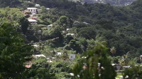 Mountain terrain of Grenada Stock Footage 999276