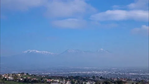 Mountain through the Clouds Stock Footage 168837650