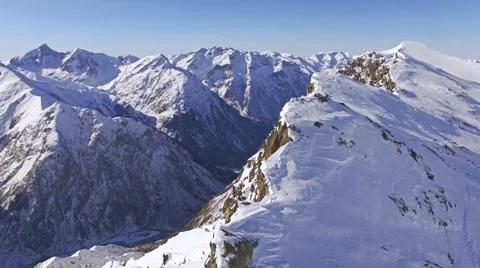 Mountain Tilt Aerial 4k Stock Footage 60010336