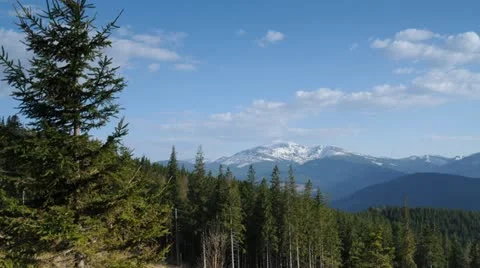 Mountain time-lapse Stock Footage 11351995