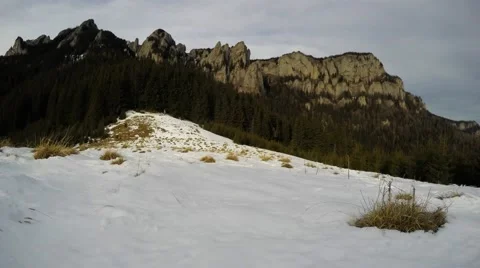Mountain time-lapse Stock Footage