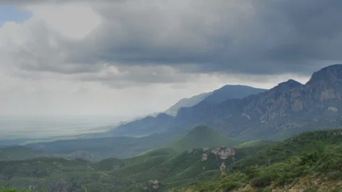 Mountain time lapse Stock Footage 98906376