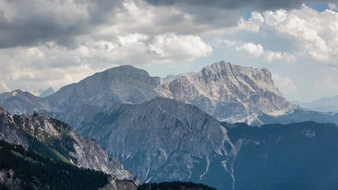 Mountain time lapse Stock Footage 128008862