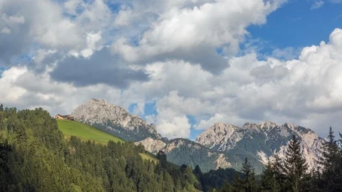 Mountain time lapse Stock Footage 128009786