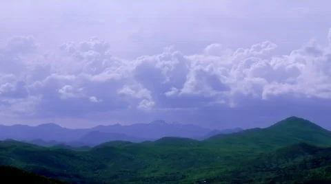 Mountain &amp; time lapse sky Stock Footage 708738