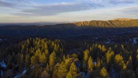 Mountain Time Lapse Sunset Stock Footage 122853685