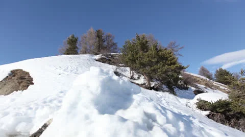 Mountain timelaps Stock Footage 23518683