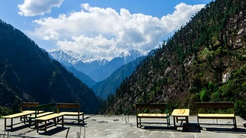 Mountain timelapse 25fps Stock Footage 80408102