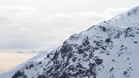 Mountain Timelapse with Clouds flowing Video stock 46198836