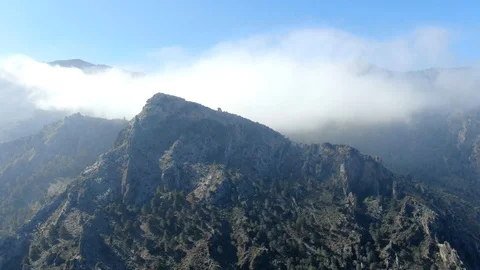 Mountain Timelapse with drone in Granada Stock Footage 130135324