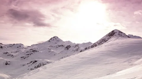 Mountain timelapse with strong wind Video stock 62775484