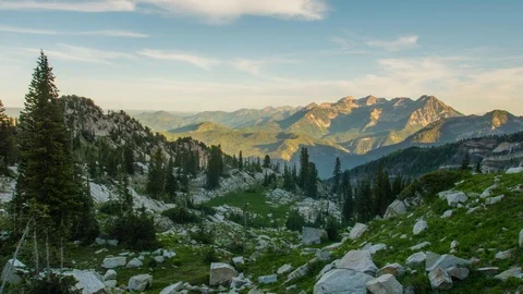 Mountain timelapse summer Stock Footage 103566583