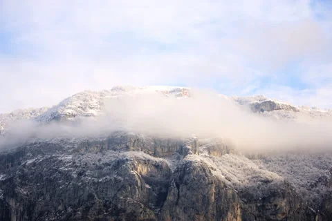Mountain timelapse in winter Video stock 49438425