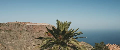 Mountain top being revealed Stock Footage 202266691