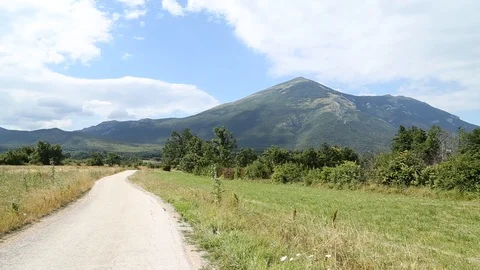 Mountain top in the distance Stock Footage 85788901