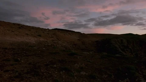 Mountain Top at Dusk Stock Footage 102239208
