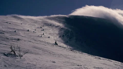 Mountain. Top of Mount Gemba. Stock Footage 154331790