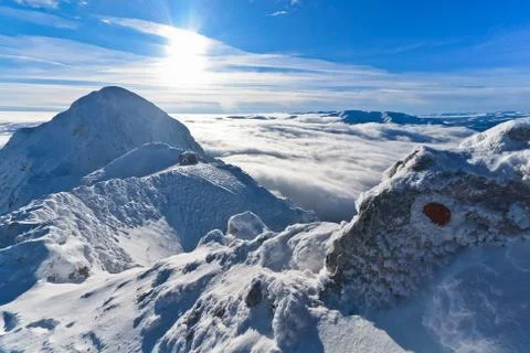 Mountain top Stock Photos