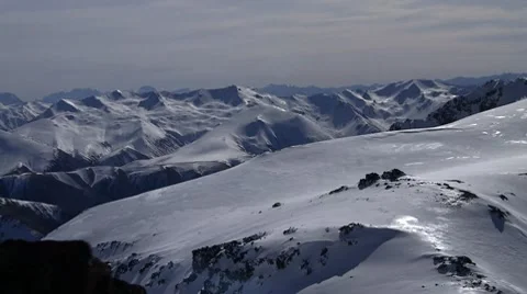 Mountain Top Snow 01 Stock Footage