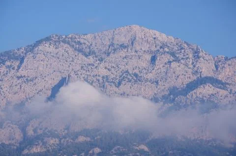Mountain top in Taurus mountain complex Stock Photos