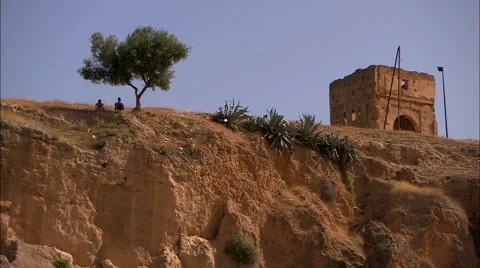 Mountain top temple Stock Footage 55028063