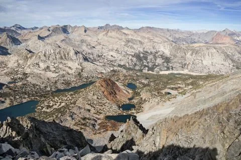 Mountain top view Stock Photos