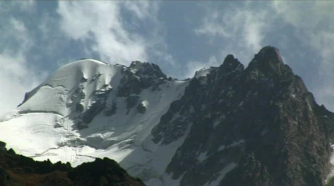 The Mountain tops 111 P. Stock Footage 357655
