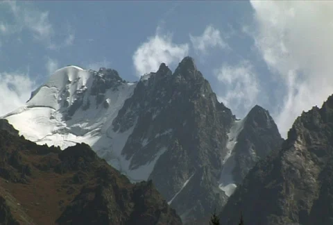 The Mountain tops 12  Stock Footage 351876