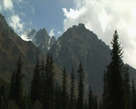The Mountain tops 13 P Stock Footage 357599