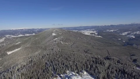 Mountain tops removed from the top 3 Stock Footage 115644595