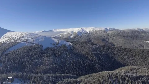 Mountain tops removed from the top 4 Stock Footage 115645014
