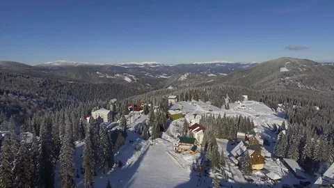 Mountain tops removed from the top Stock Footage 115642766