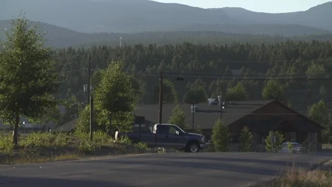 Mountain Town 스톡 동영상 105187486