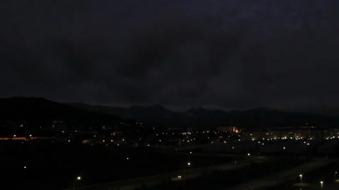 Mountain town Stock Footage 120006338