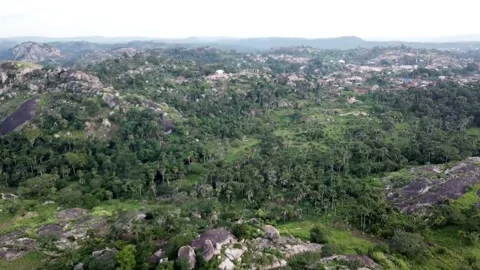 Mountain Town Stock Footage 189496543