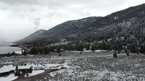 Mountain Town Hills Stock Footage 170395296