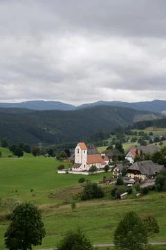 Mountain town 스톡 사진