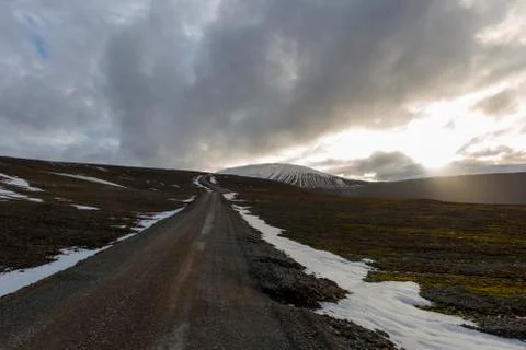Mountain track Stock Photos