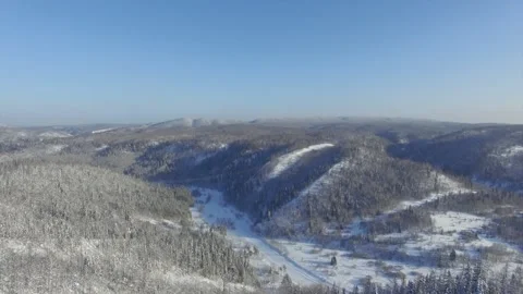 Mountain track for skiers Stock-Footage 103308921
