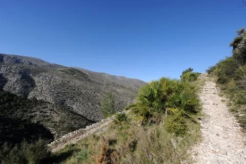 Mountain track, Spain Stock Photos