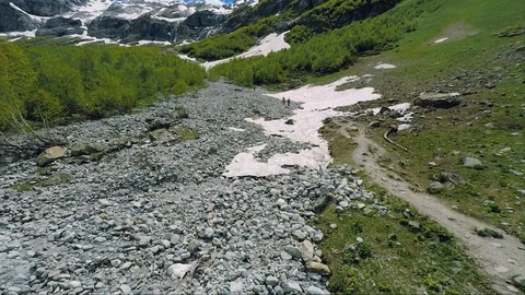 Mountain trail Stock Footage 102215087