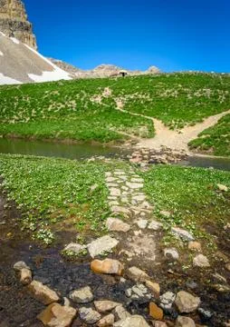 Mountain Trail Foto stock