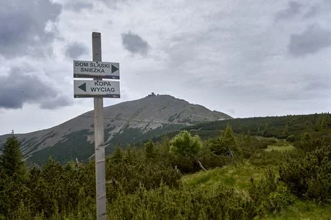 Mountain trail Stock Photos