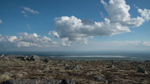 Mountain tundra timelapse 4K Stock-Footage 64254277